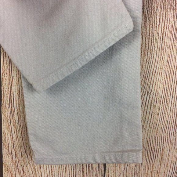 J. Crew Women's Size 27 Light Grey Cropped Matchstick Denim Jeans Stretch - Picture 3 of 8